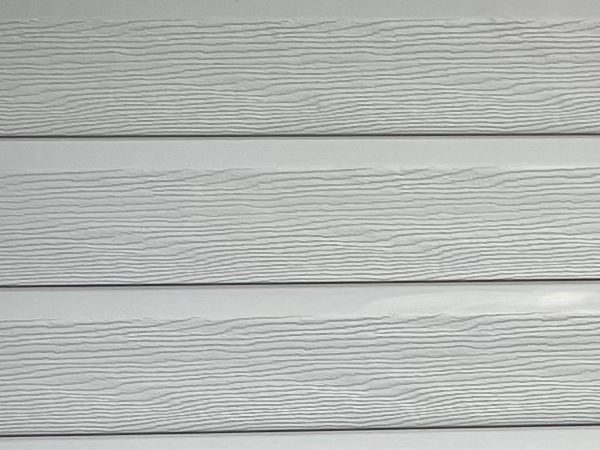 close up of the UPVC cladding