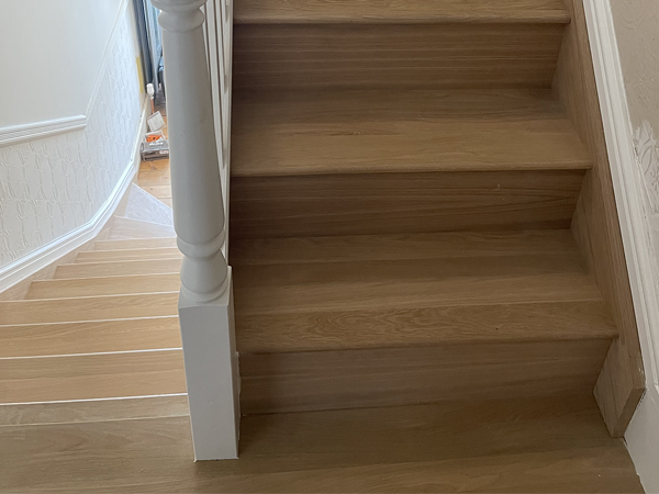 second staircase leading off the half landing